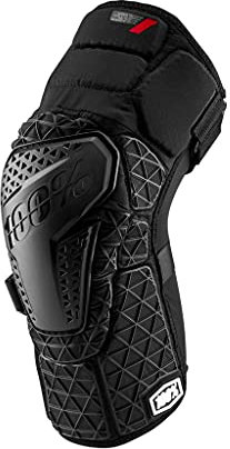 100 por ciento par de rodilleras MTB overpass gris (XL, gris)