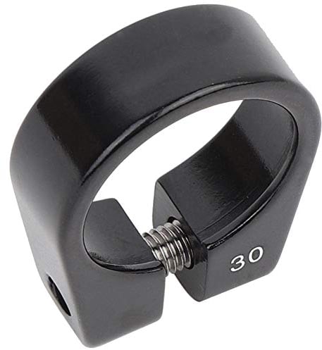 30Mm Seat Clamp, Bike Post Clamp, Aluminium Alloy BikeTube Clamp Bolt Type Exhaust Down Pipe V Band Quick Release Cycling Saddle Clamps Accessory seat clamp 31.8