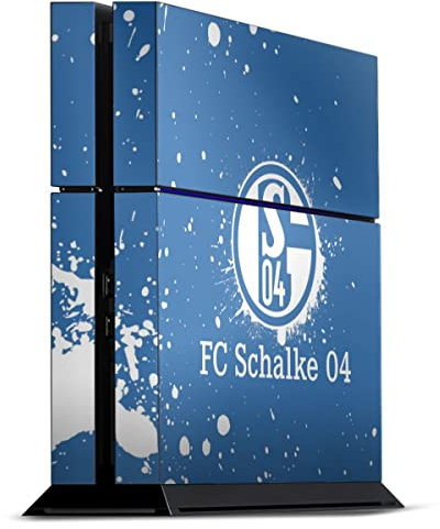 DeinDesign Skin kompatibel mit Sony Playstation 4 Folie Sticker Bundesliga FC Schalke 04 Fußball