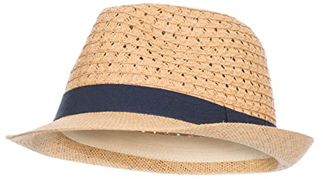 Trespass Adults Straw Hat Trilby Natural