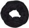 thb Richter Damen Glitzerschal Schlauchschal Loopschal Einfarbig Uni Sommerschal mit Glitzer Strass Loop Tuch Tücher Schals (Schwarz)