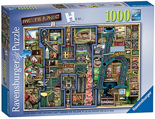 Ravensburger Colin Thompson – Awesome Alphabet H 1000 Teile Puzzle für Erwachsene und Kinder ab 12 Jahren