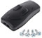 HANBOLI Interrupteur magnétique étanche, Lampe Double de Commande CE lampadaire Table interrupteurs à Bouton-Poussoir Noir bidirectionnel, 6.7x3.3cm/2.64x1.3po, 6.7x3.3cm/2.64x1.3'