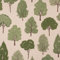 SCHÖNER LEBEN. Dekostoff Forest Trees Bäume Wald Eukalptus Natur grün 1,40m