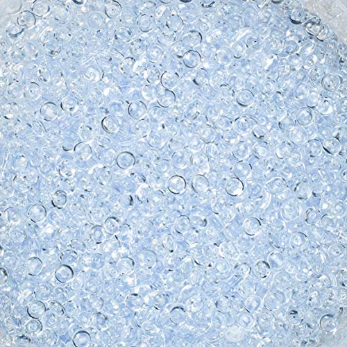 DEKOMARKET 2,5 Liter Eimer Raindrops Tautropfen Regentropfen 2,5 Liter / 1,5 kg - Streudeko Hochzeit Acryl Tischdeko Hochzeit (Natur)