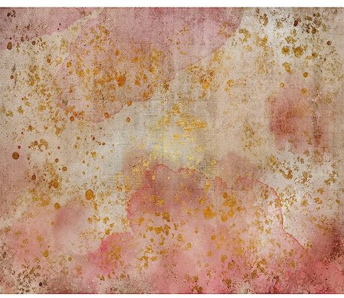 murando - Fototapete Premium-Vlies Abstrakt 100x70 cm Vlies Tapeten Wandtapete XXL Moderne Wanddeko Design Wand Dekoration Wohnzimmer Schlafzimmer rosa Betonoptik a-A-0795-a-a