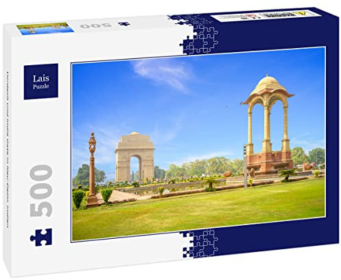 Lais Puzzle Vordach und India Gate in Neu-Delhi, Indien 500 Teile