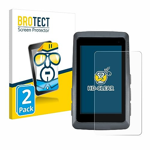 BROTECT Schutzfolie für Sigma ROX 12.1 EVO | 2 Stück Transparenter Displayschutz Made in Germany Klare Displayschutz-Folie Clear Einfache Montage Case-Friendly