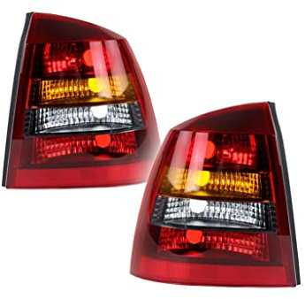 DEPO Rückleuchte Set Links und Rechts Kompatibel mit Opel Astra G Limo T98 1998-2009