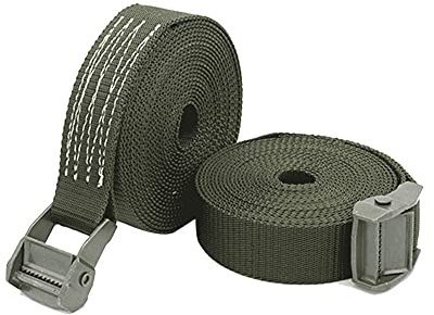 Sangle D'Arrimage Sangles à cliquet, 20 m x 50 mm 2 pièces Sangles d'arrimage Robustes, Ceintures de Tension, Sangle d'arrimage avec Boucle à Came à dégagement Rapide pour Moto, Cargo, Camion
