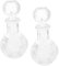 GOOHOCHY 2st Weinflasche Aus Glas Getränkespender Terrarien Cocktailglasflasche Whisky-halter Vines Room Decor Mini Glasvasen Whisky-flasche Mini Terrarium Dasher Wasserspender Karaffe