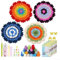 DAZZLEEX Kit de crochet pour débutant - Sous-verres - Kit de démarrage au crochet - Fournitures de bricolage - Version anglaise