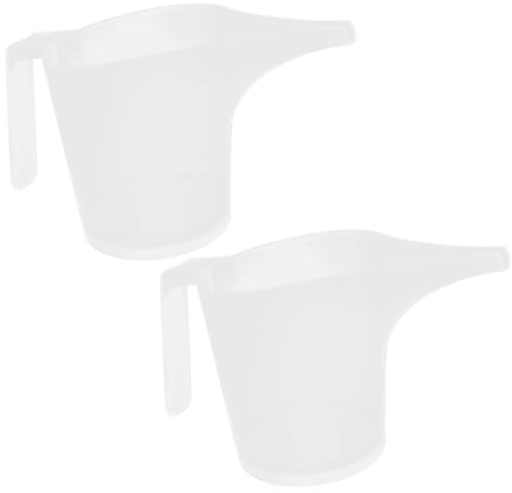 FUNOMOCYA 2pcs Easy Pour Measuring Cup Funnel Measuring Cup Measuring Funnel Pitcher Measuring Funnels Liquid Measuring Cup Jug Water Pitcher Kitchen Measuring Cup Small Cup With Scale