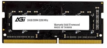 AGI SD138 Barrette de RAM DDR4 modulo di Memoria SODIMM 260 pin, 16GB, 3200 MHz CL22, Non-ECC, compatibile Con Laptop/Notebook