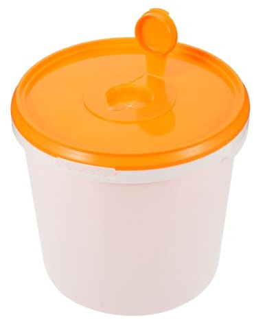 Beatifufu Wet Wipes Dispenser Refillable Wipes Bucket Cleaning Bucket for Bathroom