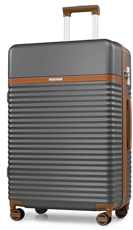 Joyway Koffer Trolleys Groß Koffer, Hartschalen Reisekoffer mit 4 Rollen und TSA Schloss, ABS Koffer XL 48x30x76cm,100L