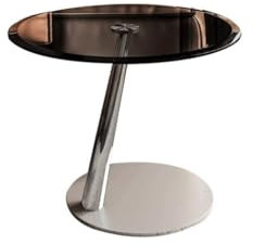 LHYGXFCL Couch-Beistelltisch, minimalistischer Couchtisch aus gehärtetem Glas, Coffee Shop für kleine Wohnungen, Wohnzimmer, Ecksofa, Beistelltisch, Snacktisch, Ecktische für Wohnzimmer