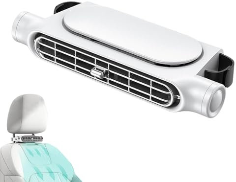 Yulokdwi Tragbarer Ventilator fürs Auto,USB-Ventilator fürs Auto - 3 Windgeschwindigkeiten USB-betriebener Autoventilator Autositz-Lüfter | Einstellbare Kühlventilatoren für Autos,