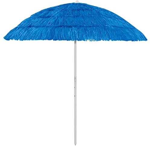 LLEZKBR Furniture Select-Hawaii - Ombrellone da spiaggia, 240 cm, colore: Blu