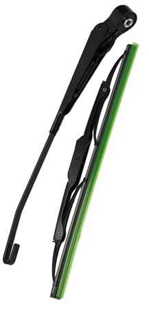 Windscreen Window Wiper Motor 1x 12V With Blades Windscreen Wiper Motor Blade Wiper-Arm For Fishing-Boat Caravan Tractor Auto Accessories Power Tool Car Wiper Motor(Wiper)