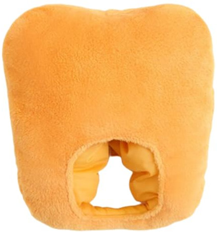 Holibanna Essenshut Kapitänsmütze Chauffeur-hut Hoher Zylinder Cartoon-hut-requisite Neuheit Hut Zylinder Für Damen Clownhut Piratenhut Lustiger Cosplay-hut Top-hat-kostüm Hüte Plüsch Orange
