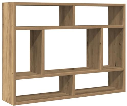 vidaXL Wandregal Artisan-Eiche 75x16x55 cm Holzwerkstoff