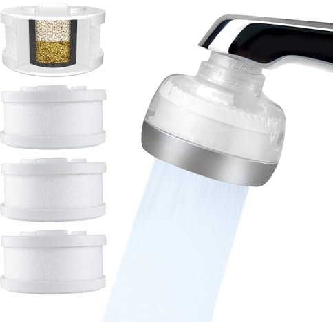 Tylola TWF 3.0 – Filtro Anticalcare per Rubinetto Bagno | Riduce Calcare e Cloro | Ideale per Pelle Sensibile | 8 Adattatori Inclusi, Installazione Facile