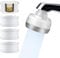 Tylola TWF 3.0 - Filtro de agua para grifo de baño o cocina, se adapta a grifos roscados del Reino Unido con 8 adaptadores y llave, suaviza el agua dura, elimina el cloro y el metal, ayuda con el acné