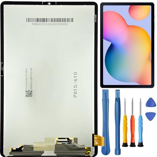 Foufinin for Samsung Tab S6 Lite Screen Replacement | for Samsung Galaxy Tablet S6 Lite Screen Replacement kit P610U P610W P615U P615W Touch Screen LCD Display Digitizer Assembly