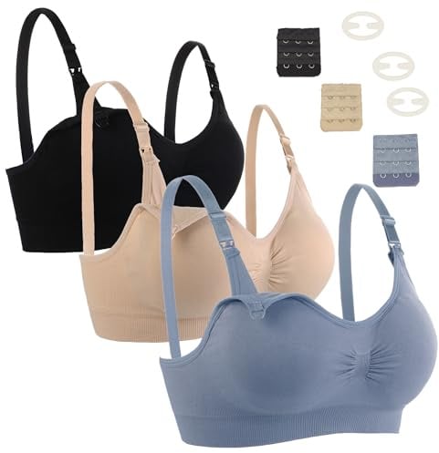Seitop Soutien-gorge d'allaitement - Soutien-gorge de maternité, sans armatures ni coutures - Pour femme