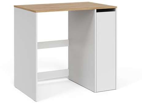 Vicco Waschmaschinenschrank Viktor, Weiß/Artisan, 93.6 x 88.2 cm mit Fächern und Tür