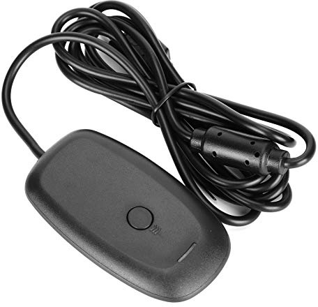 VGEBY PC-Empfänger-Gaming-Controller, Kabelloser Adapter, Einfache Einrichtung, Unterstützt 4 Controller und Headsets, Perfekt für 360 Gaming