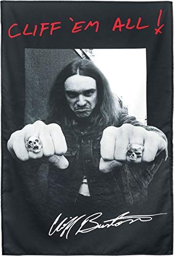 Metallica Cliff 'em All Flagge Mehrfarbig