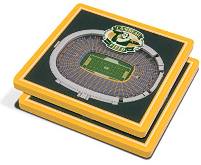 YouTheFan NFL Green Bay Packers 3D StadiumView Untersetzer – Lambeau Field