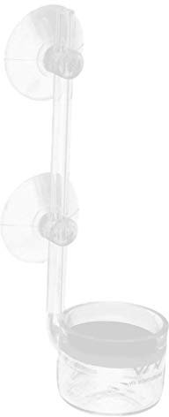 Tubayia Glas U-förmiges Rohr Kohlendioxyd CO2 Diffusor Zerstäuber mit 2 Saugnapf für Aquarium