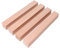 4 pieds de Table, bois carre hetre, lattes de bois, bois brut hetre. (6x6x80cm fort)