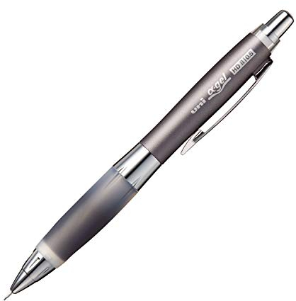 Uni Alpha-Gel Shaker - Portaminas de 0,5 mm con agarre firme, color gris metálico (M5619GG1P.43)