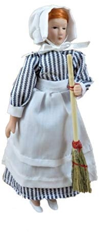Melody Jane Puppenhaus Skullery Küche Maid Viktorianisch Servant 1:12 Maßstab Porzellan Menschen