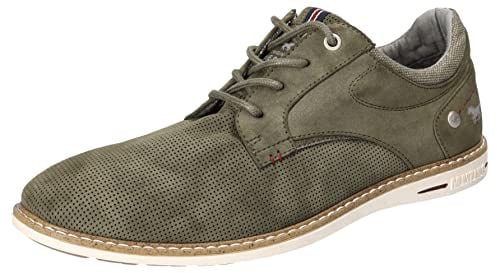 MUSTANG Herren 4150-310-77 Oxford, Oliv, 43 EU