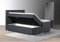 Tesla Dreams-Adler Boxspringbett mit bettkasten 180x200 - Stauraum 1,00 m3, Taschenfederkern-Matratzen H3, Topper Komfortschaum-3D, Anthrazit