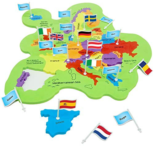 Imagimake Mapology Europe with Capitals - Jigsaw Puzzles for Kids | Educational Toys & Games for Boys & Girls 5 6 7 8 9 10 11 12 Years Old | Gifts for Kids