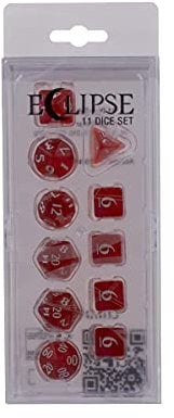 Ultra Pro UP - Eclipse 11 Dice Set: Apple Red