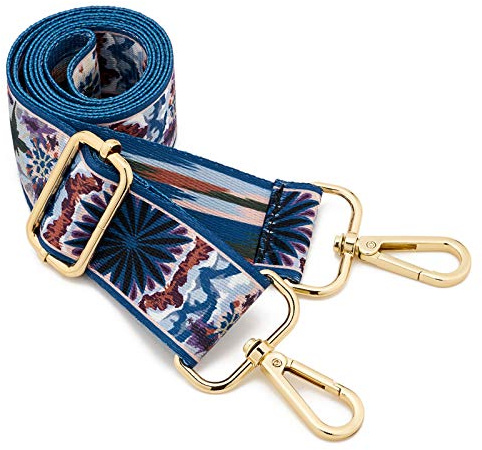 ZOUIQSS Damen Goldfarbene Bunter Schultergurt längenverstellbarer breiter Tragegurt Schultergurt für Handtaschen 3.8cm breit 73-125cm-Schultergurt für Handtaschen((3.8CM) Color25)