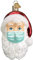Yeehliny 2021 Christbaumschmuck Weihnachtsmann für die Weihnachtsdeko Weihnachtsbaum Anhänger Christbaumschmuck Santa Weihnachtskugeln Figuren Winterdeko (1PC)