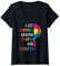 Womens Pansexual Pride Pan Skillet Quote Pansexuality Pan Pride V-Neck T-Shirt