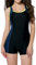 Attraco Damen Einteilige Badeanzug Push Up Bauchweg Slim Fit Bademode Swimsuit Sexy Sport Schwimmanzug Gelb M