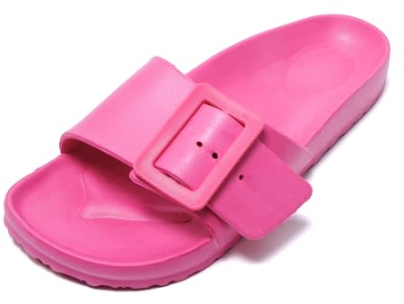 JOMIX Damen Niedliche Rutschfest Badelatschen Kinder Leicht Sommer Strandschuhe Rutschfeste Badeschuhe 39 (Rose, 39 EU, SD2002)