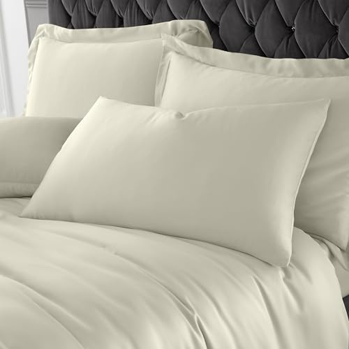 Catherine Lansfield Silky Soft Satin Standard Pillowcase Pair Champagne Gold