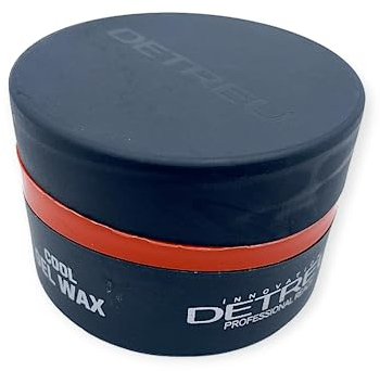 Detreu Styling Haarwachs | Natürlicher Glanz-Effekt & starker Halt | Hair Wax für langanhaltendem Look | Melonen-Duft | Haar-Wax für Haare & Bart 150 ml (Cool - Orange)