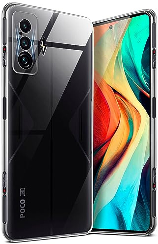 moex für Poco F4 GT Hülle Durchsichtig, Silikon Handyhülle Transparent, Clear Case Ultra Slim, Backcover Schutzhülle Dünn, Silikonhülle Minimalistisch, Aero Case, Klar